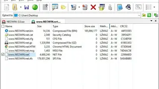 Explzh for Windows screenshot