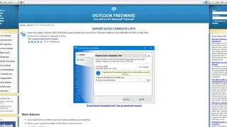 Export Auto-Complete Lists for Outlook screenshot