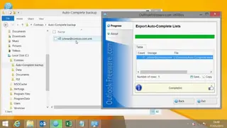 Export Auto-Complete Lists for Outlook screenshot