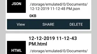 Export Contacts screenshot