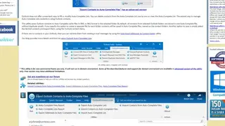 Export Contacts to Auto-Complete Files screenshot