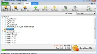 Express Burn Disc Burning screenshot