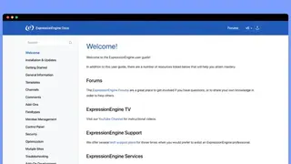 ExpressionEngine screenshot