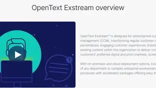Exstream Dialogue screenshot