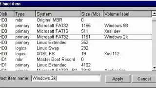 Extended Operating System Loader screenshot