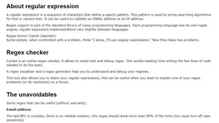 ExtendsClass CyrilEx Regex Tester screenshot