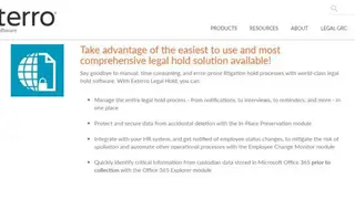 Exterro screenshot