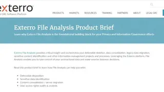 Exterro File Analysis Software screenshot