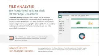 Exterro File Analysis Software screenshot