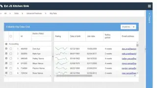 ExtJS screenshot