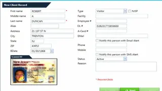 Eyemetric T-PASS screenshot