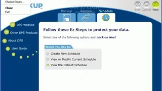 EzBackup screenshot