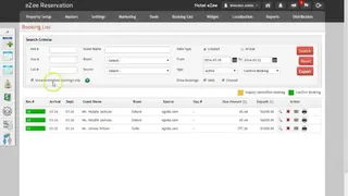eZee Reservation screenshot