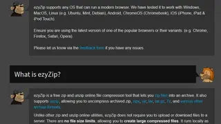 Ezyzip screenshot
