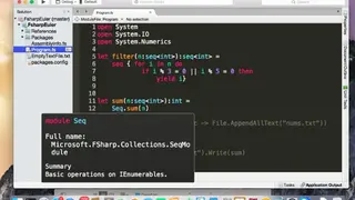 F# (programming language) screenshot