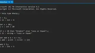 F# (programming language) screenshot