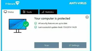 F-Secure Anti-Virus screenshot