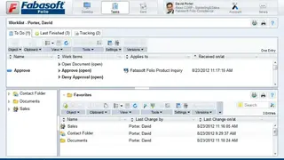 Fabasoft Folio screenshot