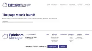 Fabricare Manager screenshot