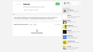 Fabristic screenshot