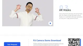 FaceAR SDK screenshot