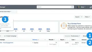 Facebook Ads Manager screenshot