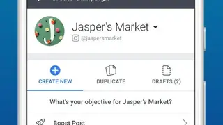 Facebook Ads Manager screenshot