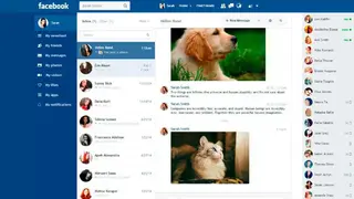 Facebook Flat Chrome Extension screenshot