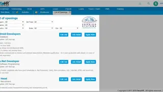 factoHR screenshot