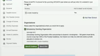FACTS SIS (Student Information System) screenshot