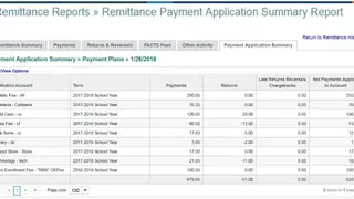 FACTS SIS (Student Information System) screenshot