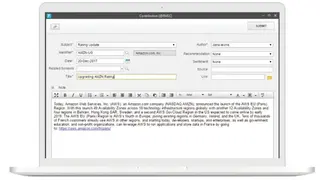 FactSet Research Management screenshot