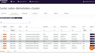 Fairwinds Insights screenshot