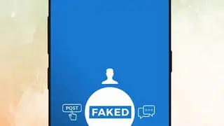 Faked screenshot