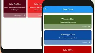 Faked screenshot
