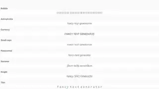 Fancy Text Generator: Write Cool Stylish Text screenshot