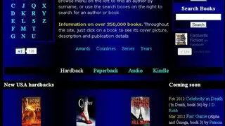 FantasticFiction screenshot