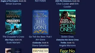 FantasticFiction screenshot