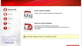 FarStone RestoreIT screenshot