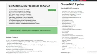 Fast CinemaDNG Processor screenshot