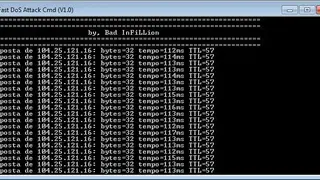 Fast DDoS Attack Cmd screenshot