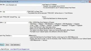 Fast DDoS Attack Cmd screenshot