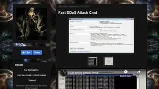 Fast DDoS Attack Cmd screenshot