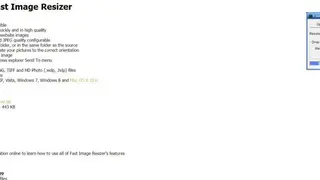 Fast Image Resizer screenshot