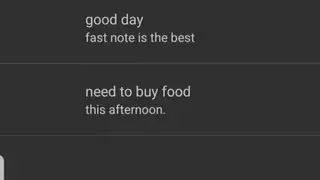 FastNote screenshot