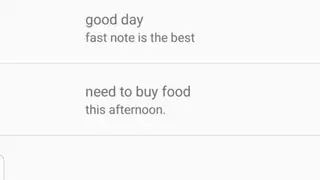 FastNote screenshot