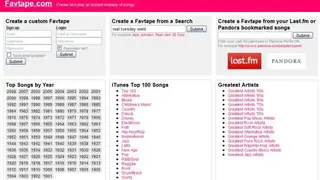 Favtape screenshot