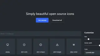 Feather icons screenshot