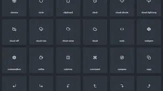 Feather icons screenshot