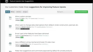 Feature Upvote screenshot